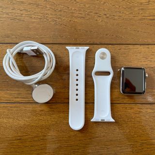 Apple Watch Series3 ステンレスシルバー セルラー 38MM(腕時計(デジタル))