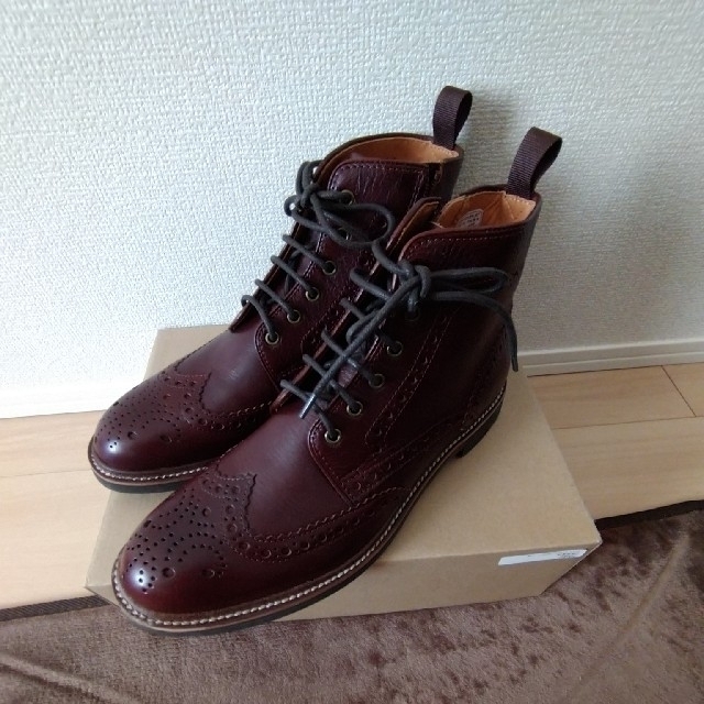 REGAL(リーガル)のリーガル　カジュアルブーツ（ウイングチップ）　ブラウン メンズの靴/シューズ(ブーツ)の商品写真