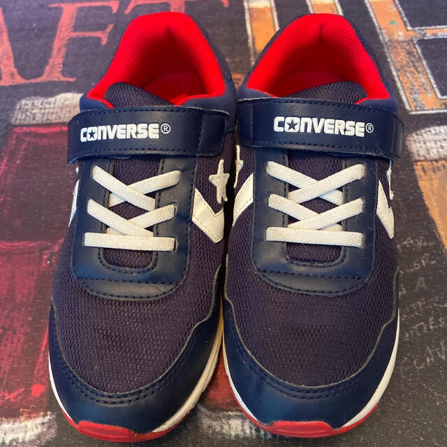 CONVERSE(コンバース)の最終値下げ！！コンバーススニーカー 21cm キッズ/ベビー/マタニティのキッズ靴/シューズ(15cm~)(スニーカー)の商品写真