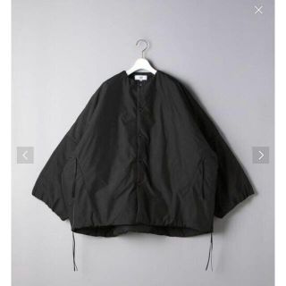 HYKE - HYKE NYLON OXFORD COLLARLESS BIG JACKET の通販 by さとやす