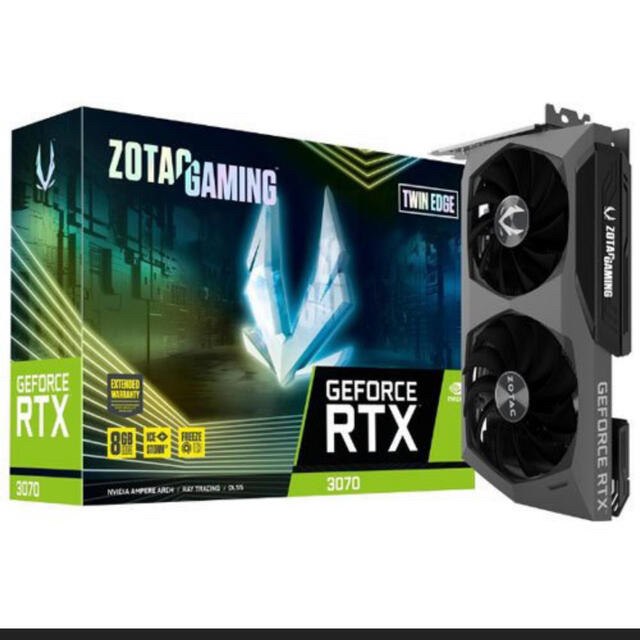 ZOTAC GAMING GeForce RTX 3070 Twin EdgePCパーツ