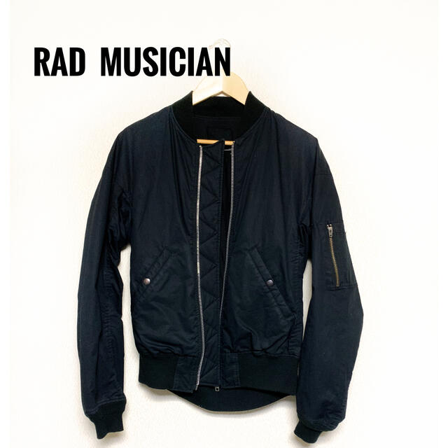 【限定価格】LAD MUSICIAN MA-1 ブルゾン ブラック 44