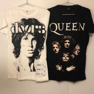 SALE✴︎Rock Tシャツ２枚セット Doors/ QUEEN(Tシャツ(半袖/袖なし))