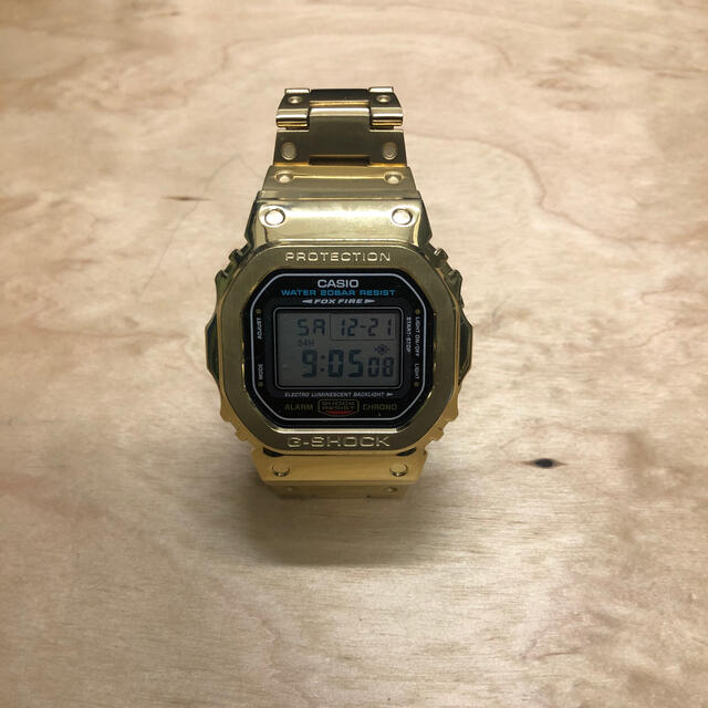 CASIO G-SHOCK DW-5600 カスタム　ゴールド　フルメタル