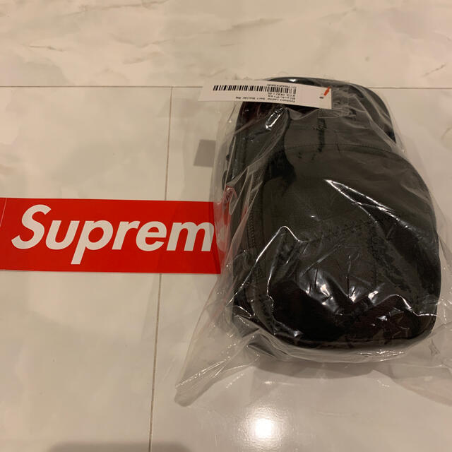 supreme Patch Leather Small Shoulder Bag