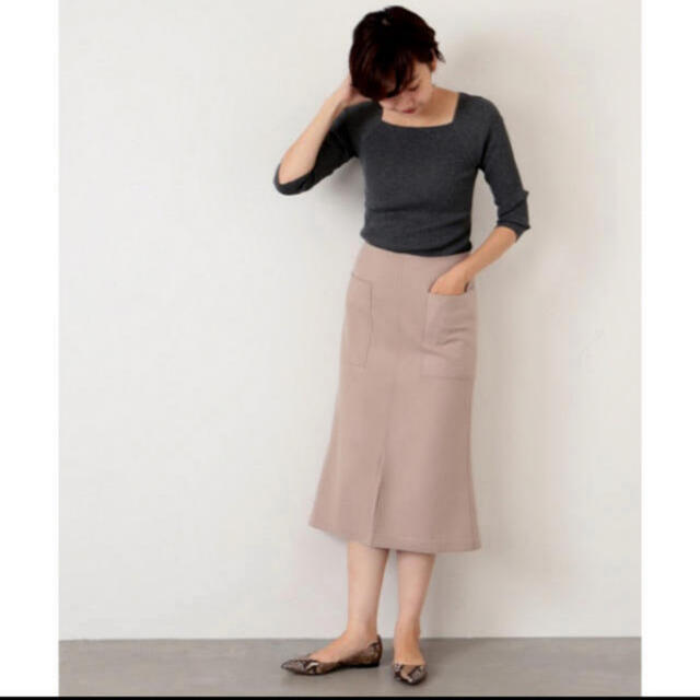 Plage(プラージュ)のPlage⭐︎ メルトン セミフレアスカート レディースのスカート(ひざ丈スカート)の商品写真