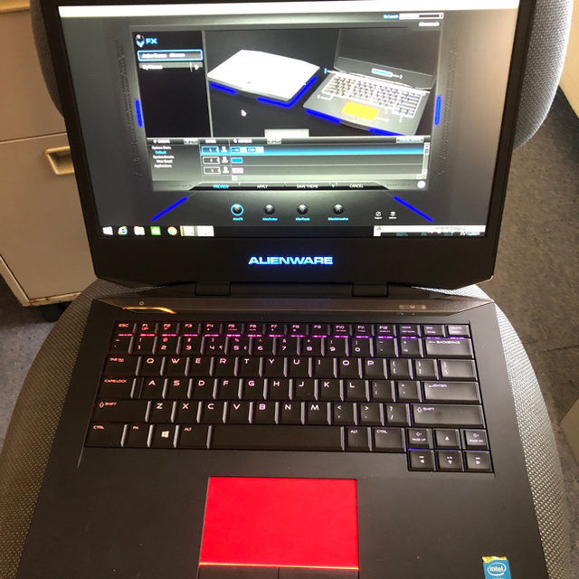 Dell alienware ゲーミングノートパソコンmsi