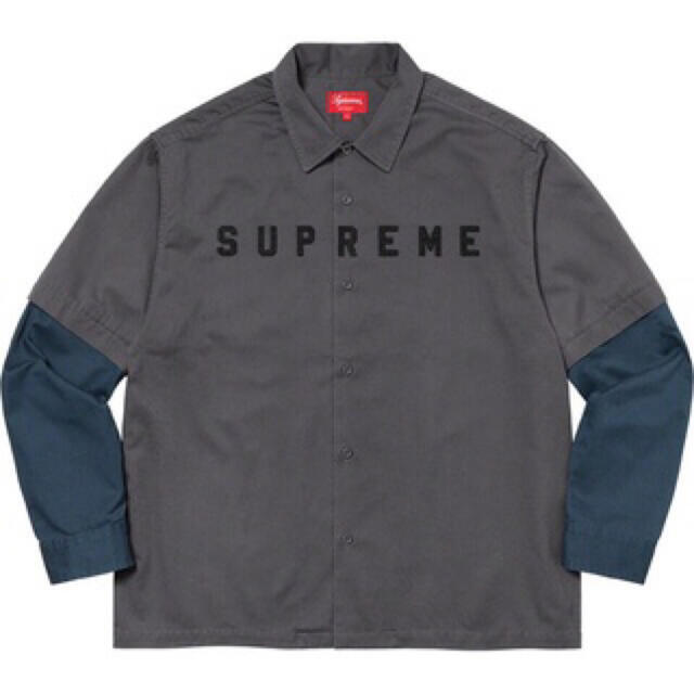 supreme 2-torn work shirt