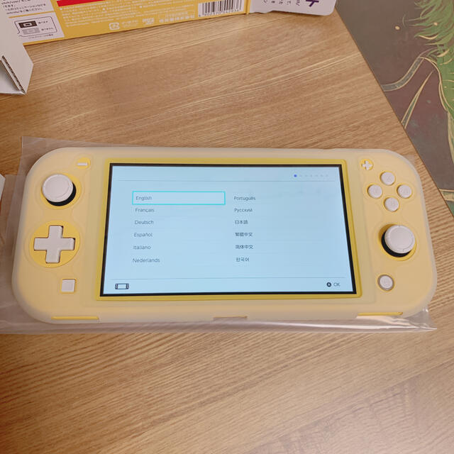 Switch lite スイッチ ライト イエロー シリコンカバー セット