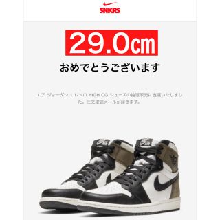 ナイキ(NIKE)の【29.0】AIR JORDAN 1 DARK MOCHA ダークモカ(スニーカー)