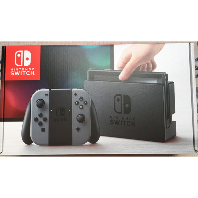 新品本物 Nintendo 中古品 グレー 任天堂　Switch - Switch 家庭用ゲーム機本体