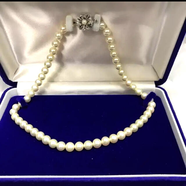 本真珠 8ミリ珠ネックレス！