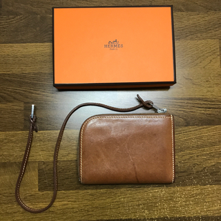 エルメス(Hermes)の【超希少‼️】マルジェラ期　エルメス リミックス ミニ財布 ヌメ革(財布)