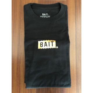 BAIT 半袖Tシャツ ゴールド　ボックスロゴ XL(Tシャツ/カットソー(半袖/袖なし))