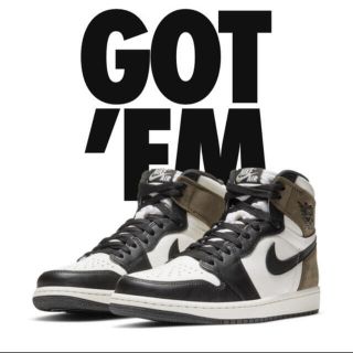 ナイキ(NIKE)のNIKE AIR JORDAN 1 HIGH OG "DARK MOCHA"(スニーカー)