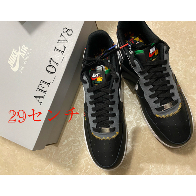 NIKE AIR FORCE 1 '07 LV8 BLACK/SAIL-BLACK-ANTHRACITE 23SP-I