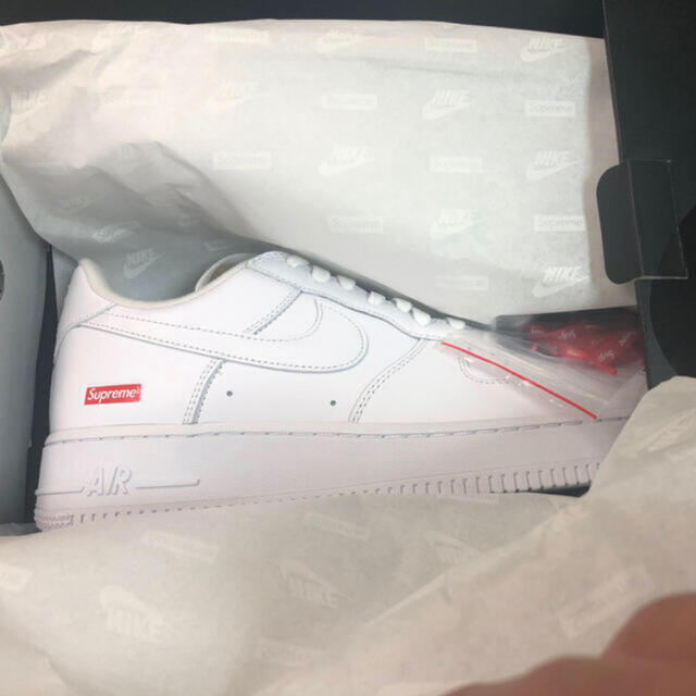 supreme nike air force1 low white 27.5cm