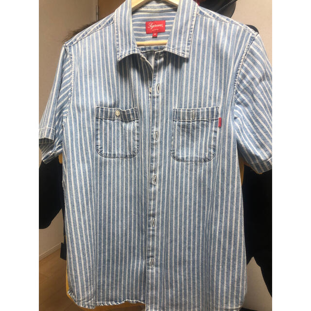 Supreme - Supreme 17ss Stripe Denim S/S Shirtの通販 by しゅぷもん ...