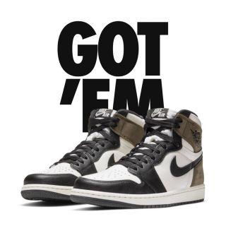 ナイキ(NIKE)のNIKE AIR JORDAN 1 DARK MOCHA(スニーカー)