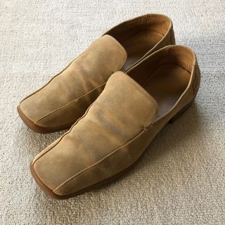 ルイヴィトン(LOUIS VUITTON)のルイヴィトン　スウェード　ベージュ　7 1/2 26.5㎝(ドレス/ビジネス)