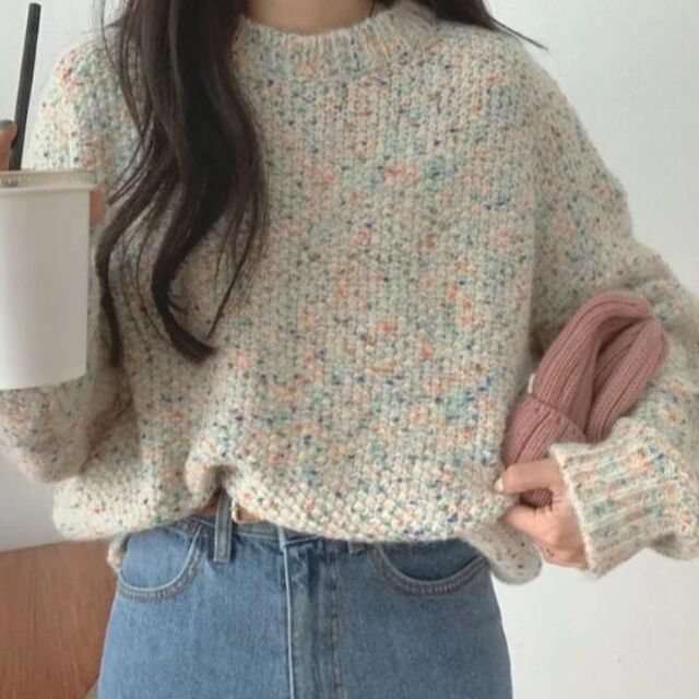 Zara ミックスカラー ニットの通販 By Herb S Shop ザラならラクマ