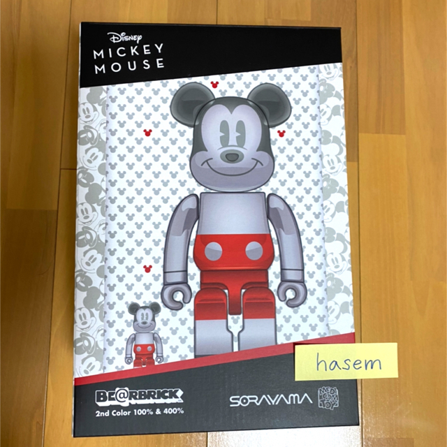 BE@RBRICK FUTURE MICKEY 2021 100%\u0026400%