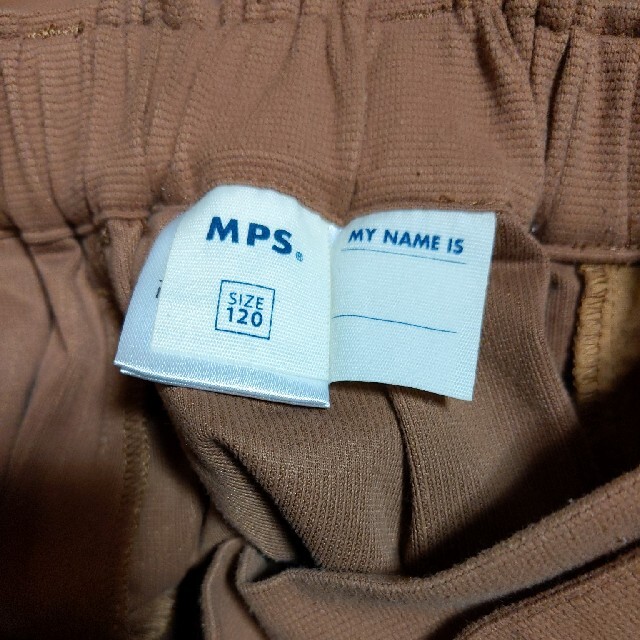 MPS(エムピーエス)のMPS☆秋冬物生地のスカンツ☆ブラウン120  キッズ/ベビー/マタニティのキッズ服女の子用(90cm~)(パンツ/スパッツ)の商品写真