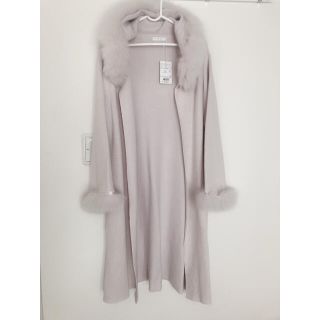 ウィルセレクション(WILLSELECTION)の新品タグ付き♡ウィルセレクション♡ファー付き♡フードコーディガン(ロングコート)