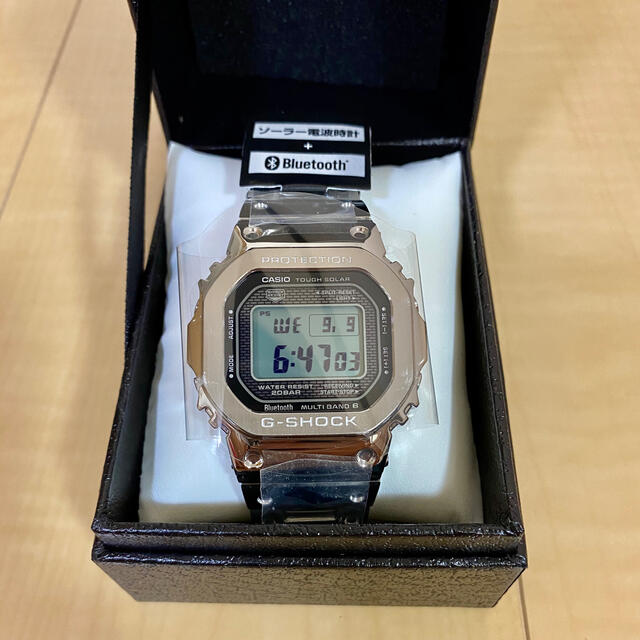 G-SHOCK(ジーショック)の【新品】G-SHOCK GMW-B5000D-1JF フルメタル シルバー メンズの時計(腕時計(デジタル))の商品写真