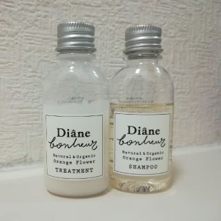 ボヌール(Bonheur)の【お試しサイズ】Diane Bonheur オレンジフラワーの香り(シャンプー/コンディショナーセット)