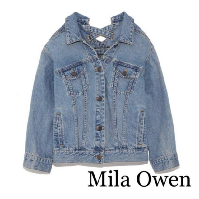 Mila Owen(ミラオーウェン)のミラオーウェン☆デニムジャケット レディースのジャケット/アウター(Gジャン/デニムジャケット)の商品写真