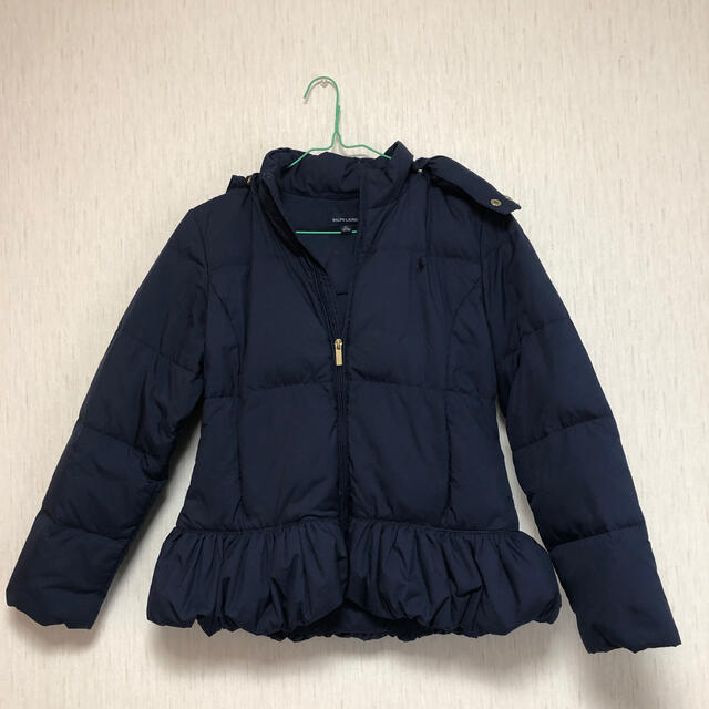 Ralph Lauren(ラルフローレン)の【今日だけ値下げ】RALPH LAUREN フード付きダウンジャケット（女児用） キッズ/ベビー/マタニティのキッズ服女の子用(90cm~)(ジャケット/上着)の商品写真