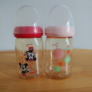 【mumumu様】ピジョン　哺乳瓶　【ピンク】(哺乳ビン)