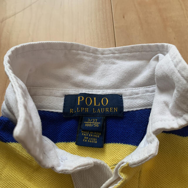 POLO RALPH LAUREN(ポロラルフローレン)のラルフローレン  １００cm ラガーシャツ　ポロシャツ  キッズ/ベビー/マタニティのキッズ服男の子用(90cm~)(その他)の商品写真