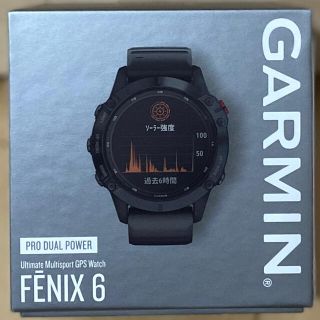 ガーミン(GARMIN)の☆値下げ【新品】GARMIN Phoenix 6 Pro Dual Power(腕時計(デジタル))