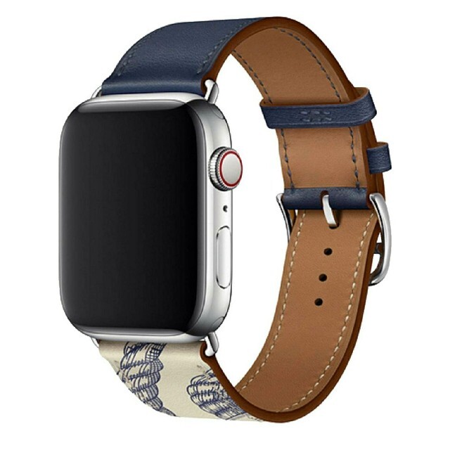 【新品】42/44㎜ Apple Watch用 本革ベルト 互換品 全世代対応