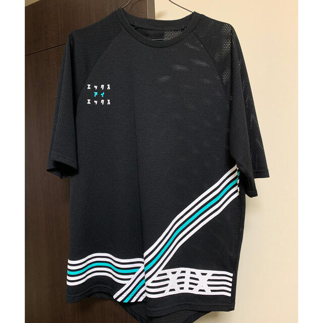 【荒井麻珠着用】XIX バックラウンドメッシュT shirt レディースのトップス(Tシャツ(半袖/袖なし))の商品写真