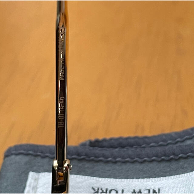 THOM BROWNE トムブラウン TB-011 46 BLK GLD 美品 THOM BROWNE トムブラウン TB-011 46 BLK GLD 美品