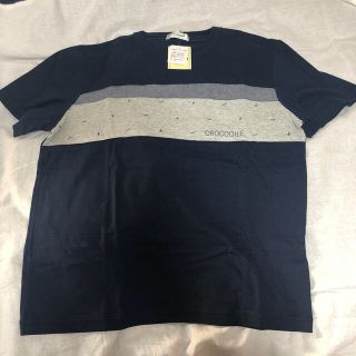 クロコダイル(Crocodile)の【新品未使用タグ付き】crocodile メンズTシャツ　Lサイズ(Tシャツ/カットソー(半袖/袖なし))