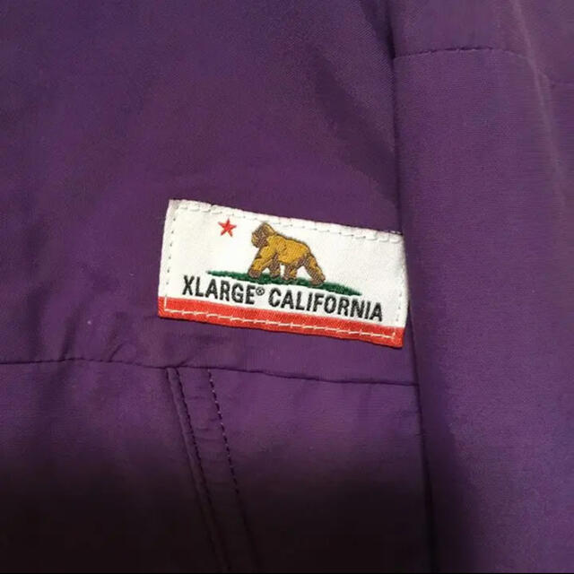 XLARGE - 希少デザイン!OLD X-LARGE デザインブルゾン パープル