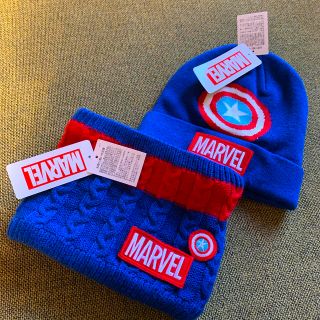 マーベル(MARVEL)のmarvelキッズニット帽&ネックウォーマー(マフラー/ストール)