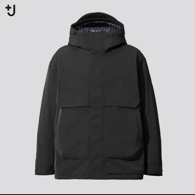 Jil Sander(ジルサンダー)の新品タグ付き⭐︎+j UNIQLO ハイブリッドダウンオーバーサイズパーカー メンズのジャケット/アウター(ダウンジャケット)の商品写真