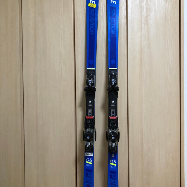 サロモン競技用スキー板　183㎝チューナップ済み新品未使用板