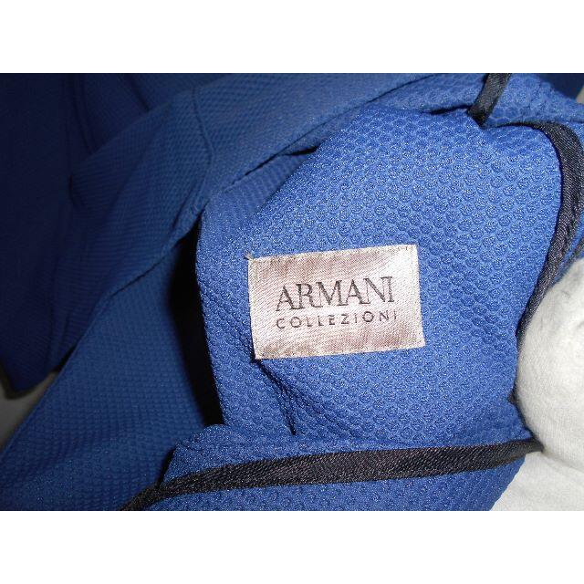 03114● ARMANI COLLEZIONI メッシュ ジャケット ブルー 2