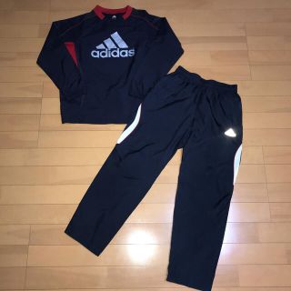 アディダス(adidas)の140ｾﾝﾁ adidas ﾋﾟｽﾃ 上下  ﾈｲﾋﾞｰ(ウェア)