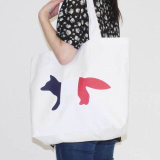 メゾンキツネ(MAISON KITSUNE')の◆  MAISON KITSUNE キツネ トリコロール トートバッグ ◆ (トートバッグ)