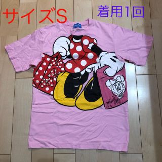 ディズニー(Disney)のディズニー☆ミニーちゃんTシャツ　サイズS(Tシャツ(半袖/袖なし))