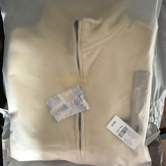 Sサイズ Essentials Fleece  Zipper オフホワイト