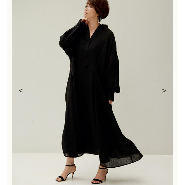 Plage(プラージュ)のOUTERSUNSET★wool gauze volume onepiece レディースのワンピース(ロングワンピース/マキシワンピース)の商品写真