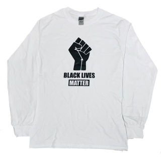 ギルタン(GILDAN)のBlack Lives Matter ロングTシャツ(Tシャツ/カットソー(七分/長袖))